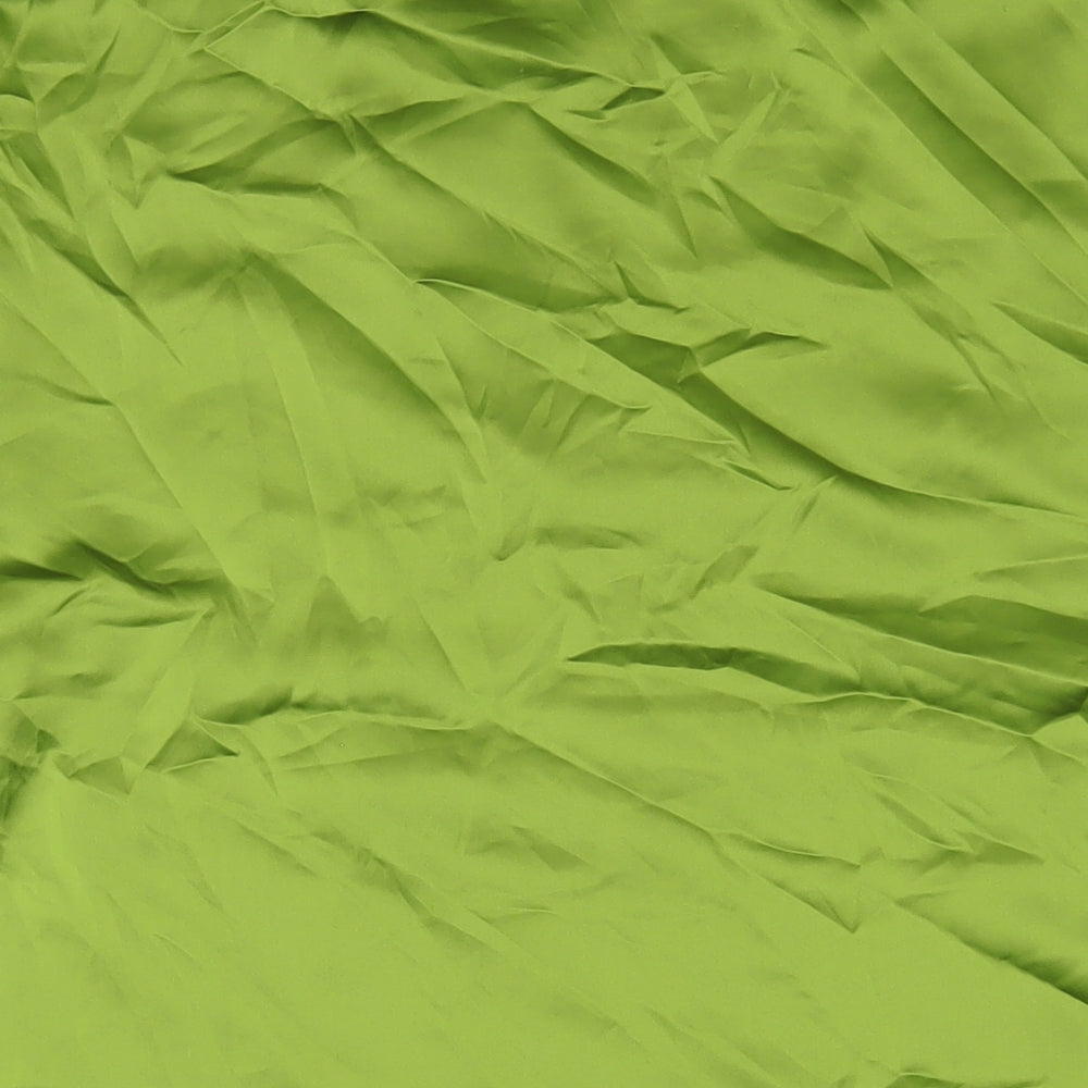 Never Fully Dressed Womens Green Polyethylene A-Line Size 6 V-Neck Pullover