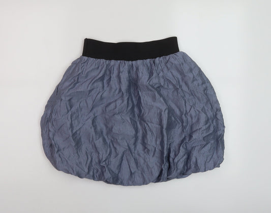 H&M Womens Blue Lyocell A-Line Skirt Size 6