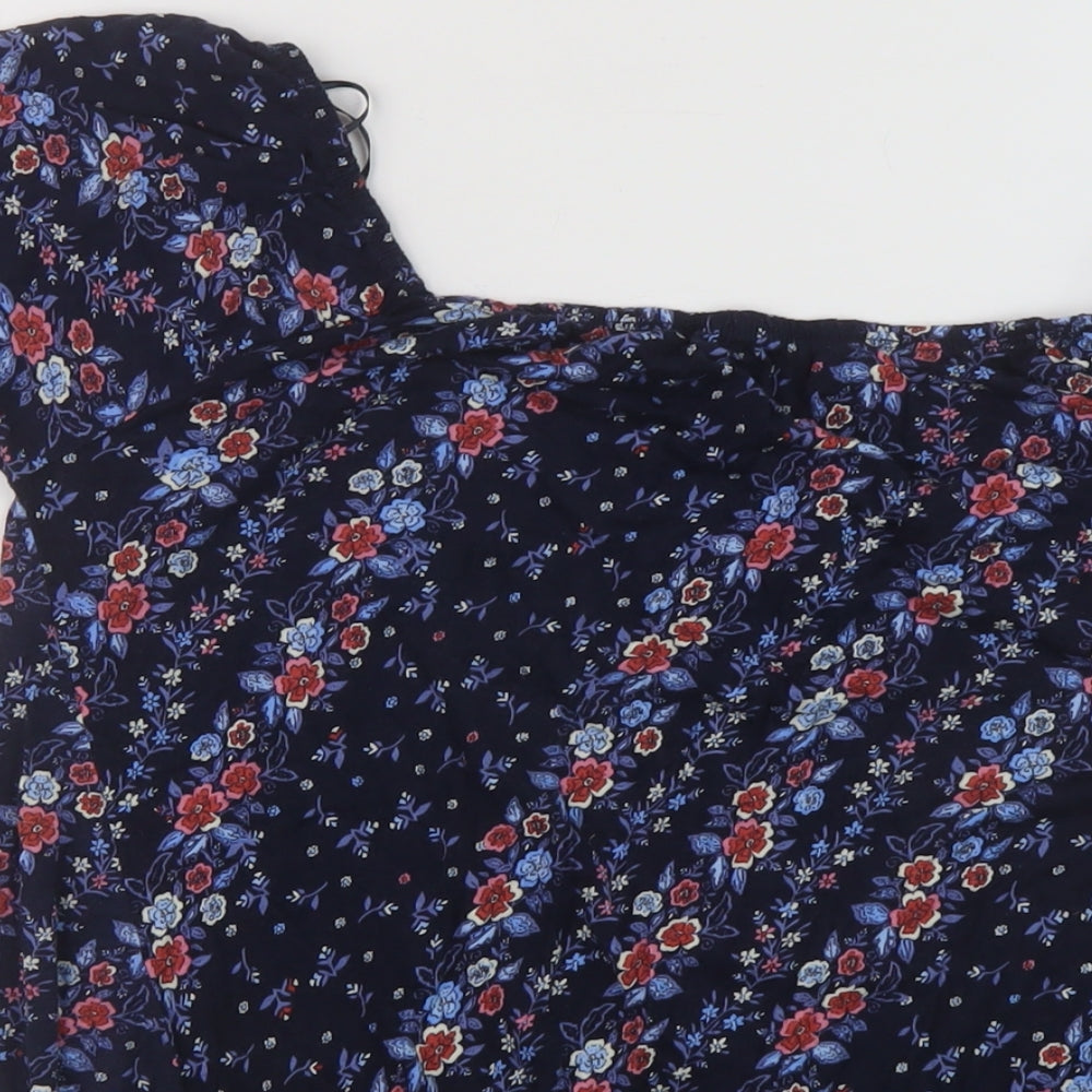 Womens UK Size 10 Principles Blue Basic Blouse