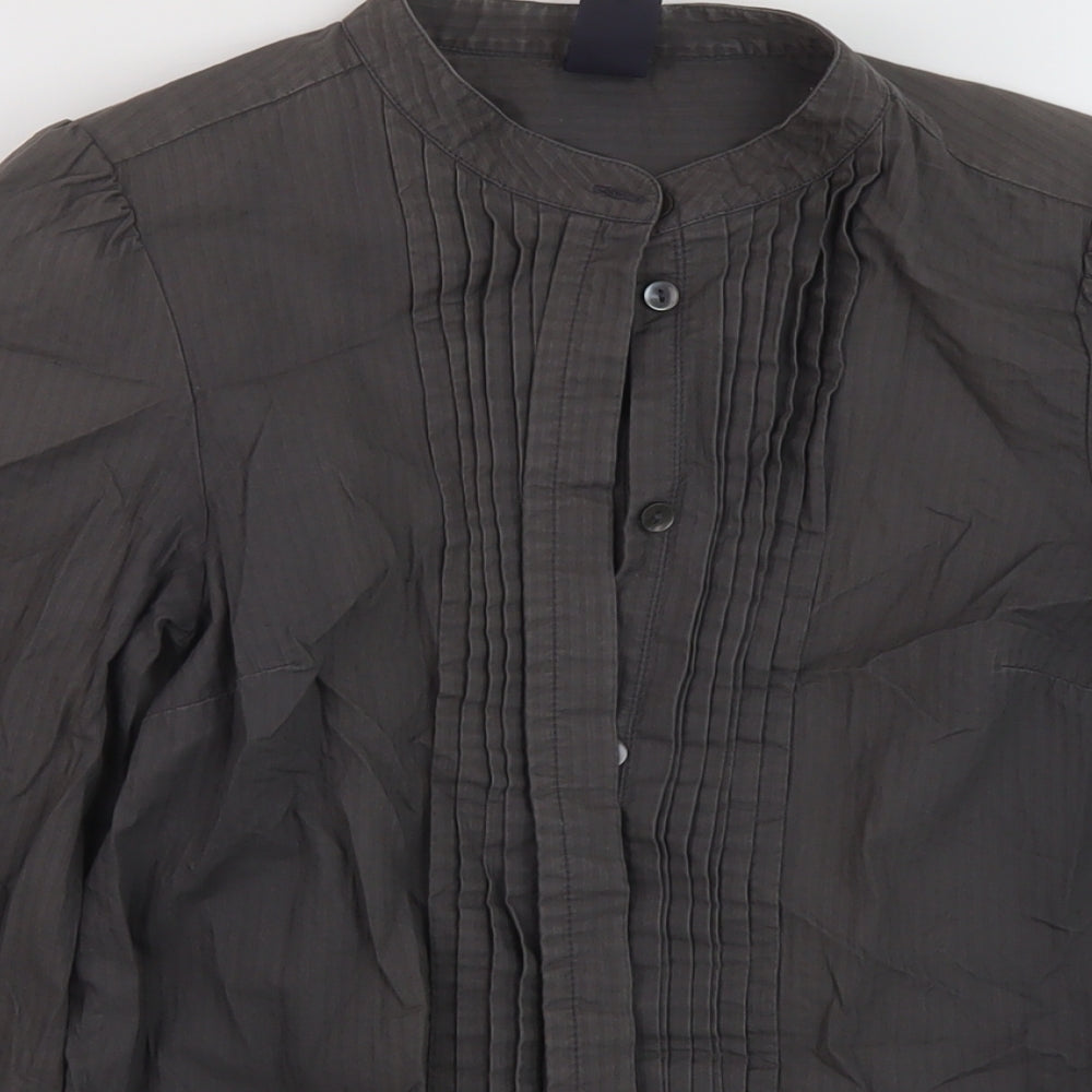 Womens UK Size 6 Gap Grey Basic Blouse