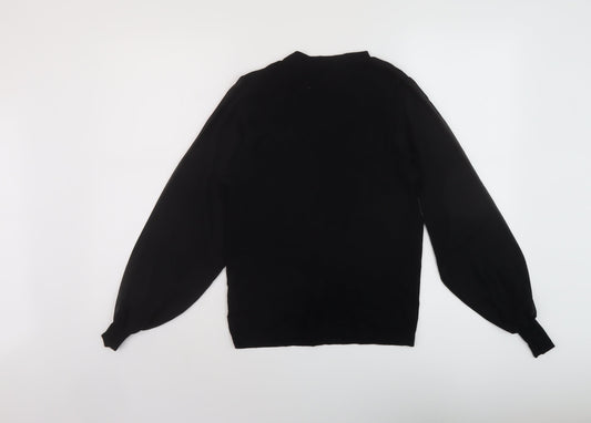 Womens UK Size 6 Warehouse Black Pullover Jumper