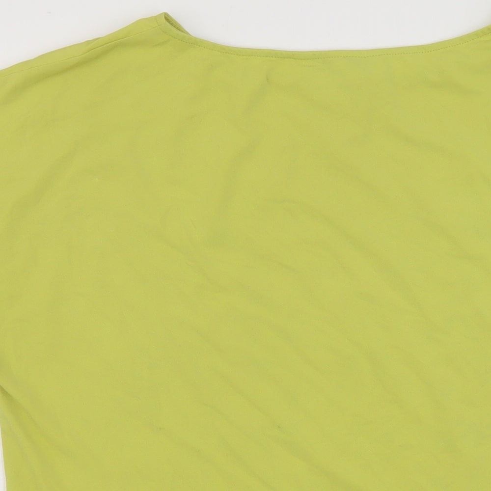 Womens UK Size 14 NEXT Green Basic T-Shirt