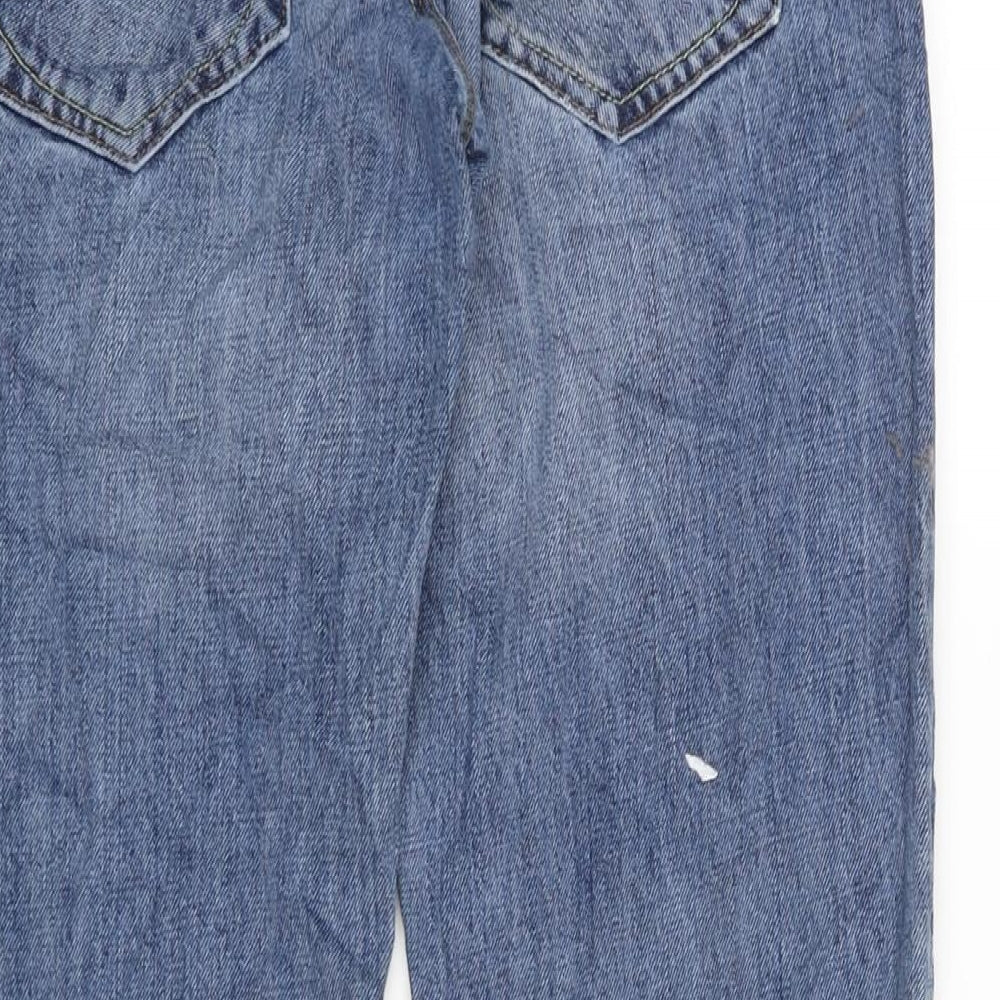 Mens UK Size 30 in River Island Regular Fit Straight Blue Jeans