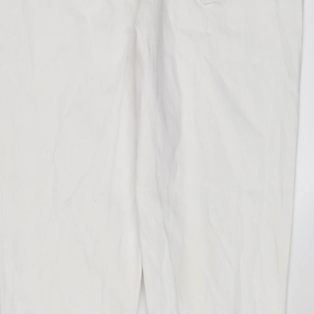 Only Womens White Cotton Skinny Jeans Size 30 in L32 in Regular Zip