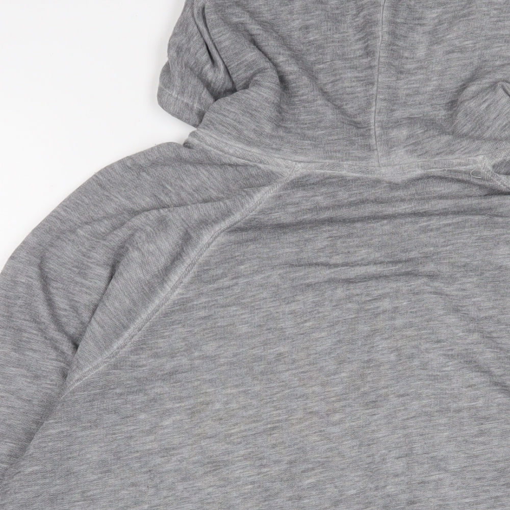 Womens UK Size L NEXT Grey Full Zip Hoodie