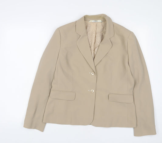 Womens UK Size 12 Marks and Spencer Beige Jacket