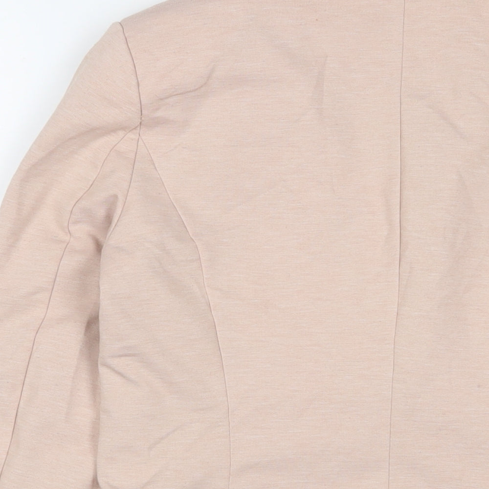 H&M Womens Pink Jacket Blazer Size 10 Button