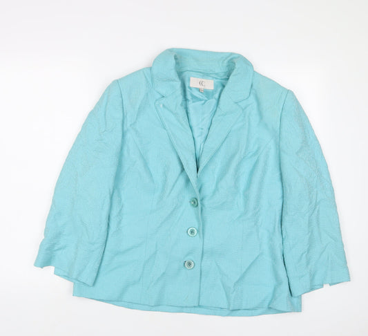 Womens UK Size 18 Cc Blue Jacket