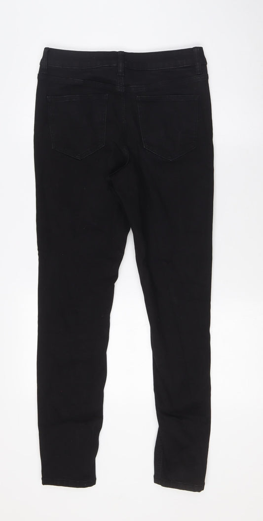 Mens UK Size 30 in ASOS Regular Fit Skinny Black Jeans
