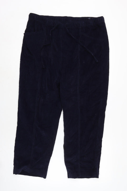 Womens UK Size 38 in Isle Regular Fit Blue Trousers