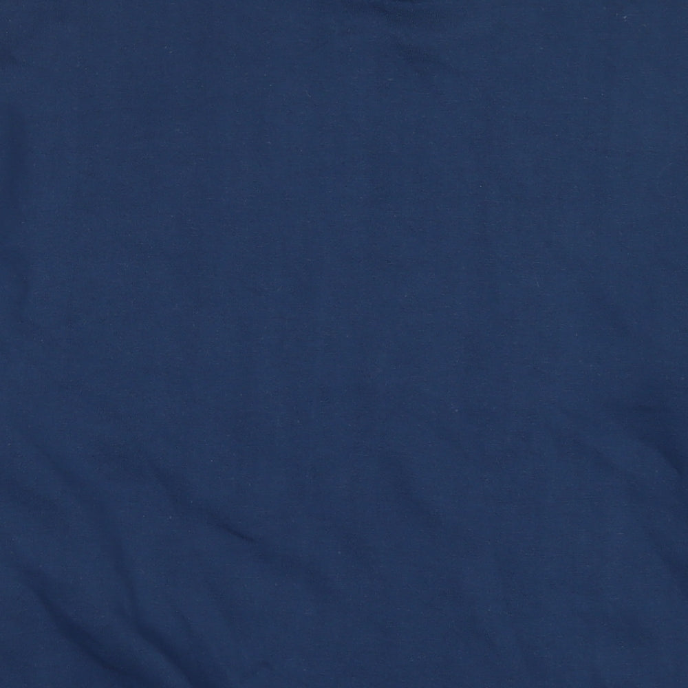 Foot Locker Mens Blue Cotton Pullover Hoodie Size M