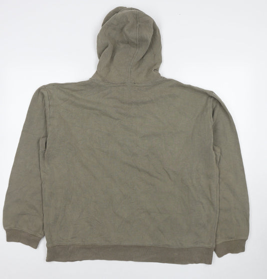 Gap Womens Green Cotton Pullover Sweatshirt Size L Pullover - Logo