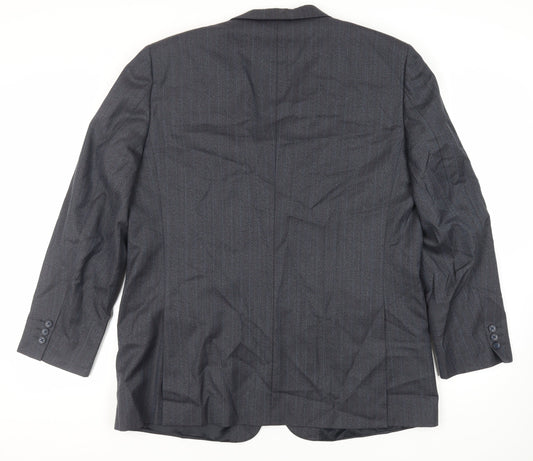 Mens UK Size 44 Brook Taverner Regular Grey Suit Jacket
