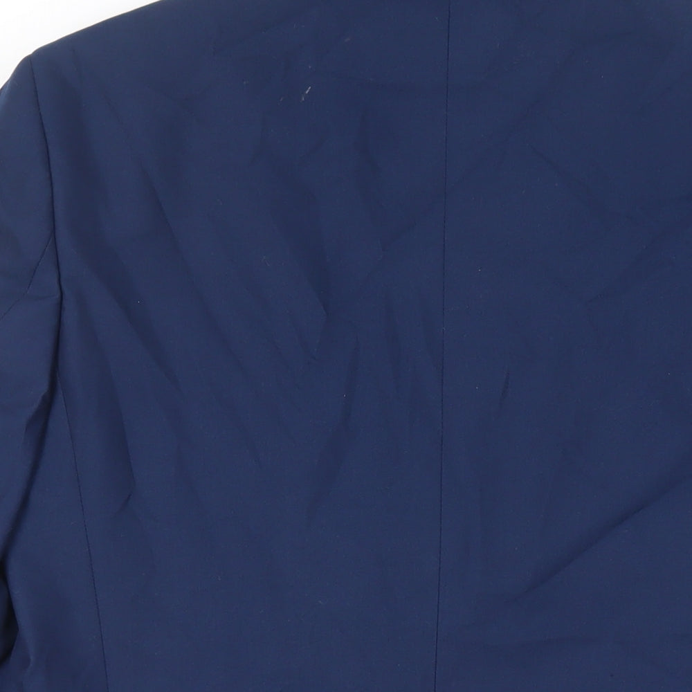 Mens UK Size 38 Greenwoods Regular Blue Suit Jacket