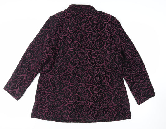Womens UK Size 14 TIGI Purple Overcoat