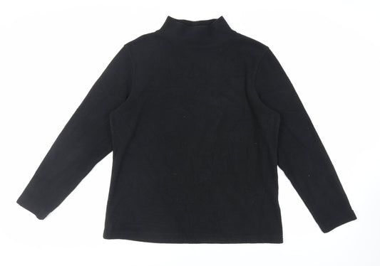 Womens UK Size 16 Cotton Traders Black Pullover Sweatshirt