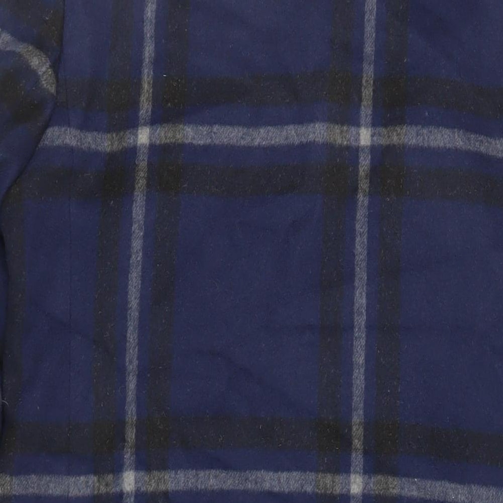 Womens UK Size 12 Bonmarché Blue Pea Coat