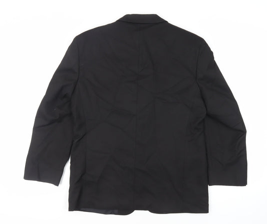 Mens UK Size 38 Canda Regular Black Suit Jacket