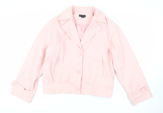 Womens UK Size 10 PRETTYLITTLETHING Pink Jacket
