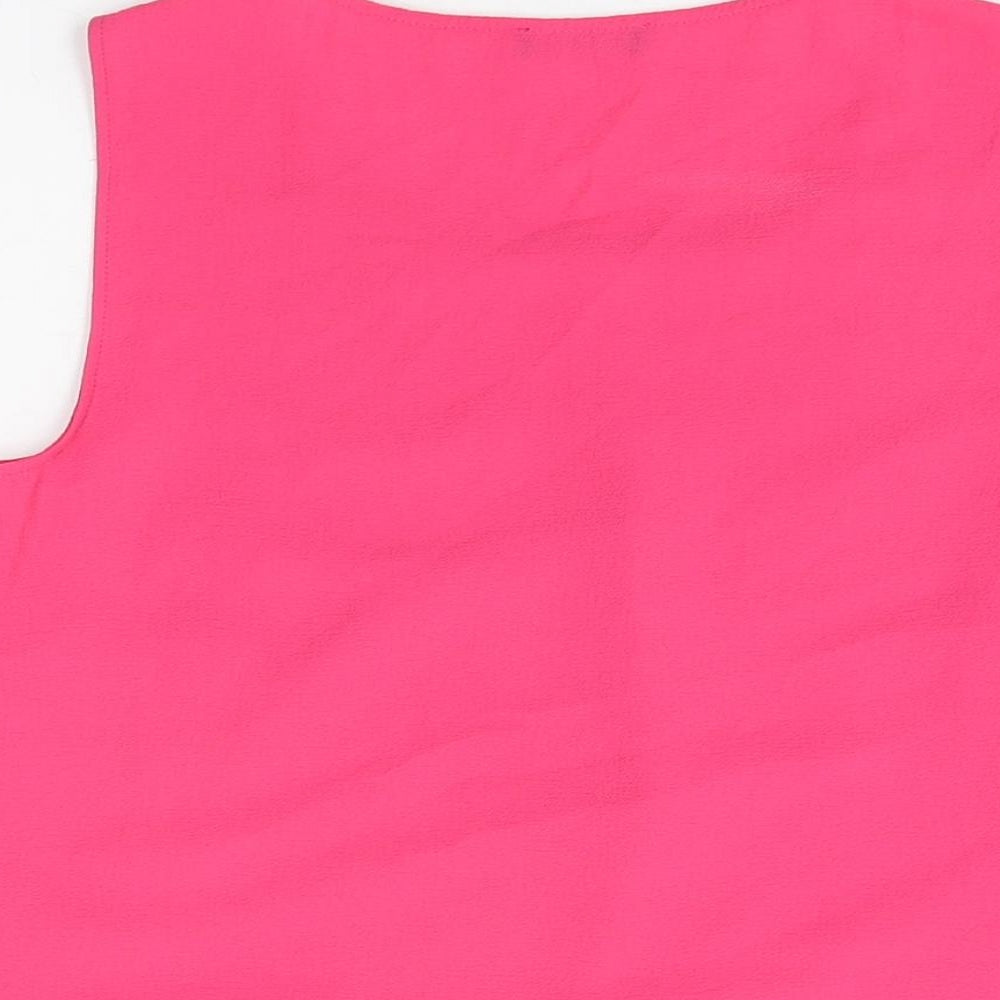 Womens UK Size 10 M&Co Pink Basic Blouse