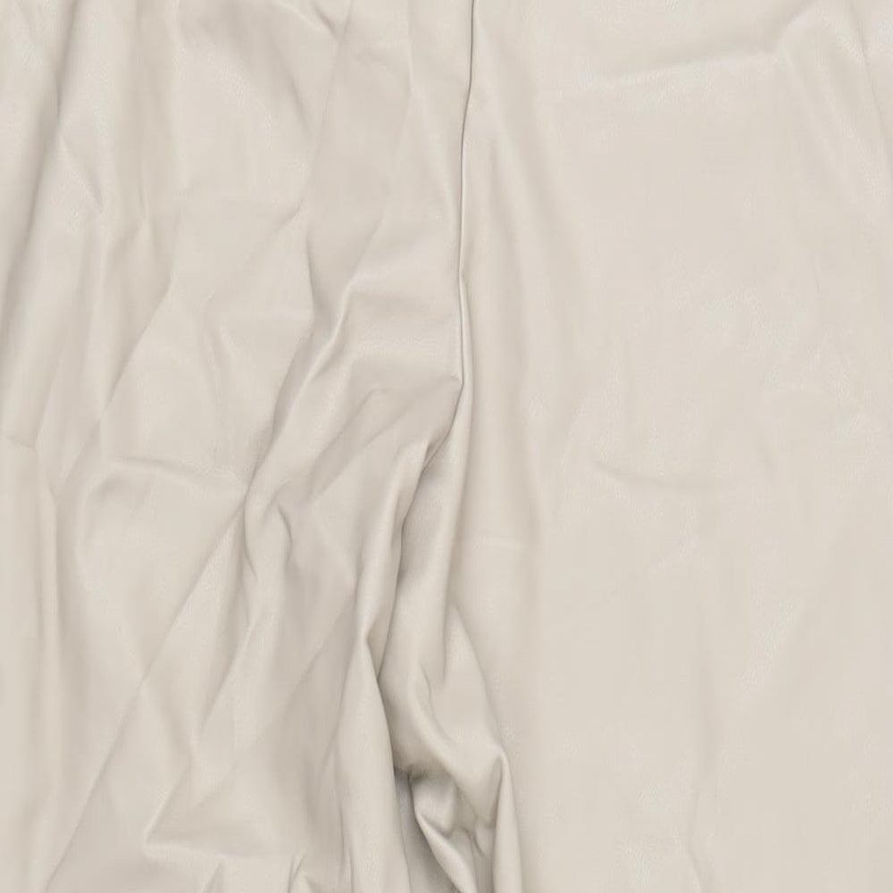 Womens UK Size 39 in In the Style Regular Fit Brown Trousers