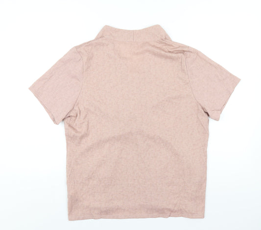 Womens UK Size 16 Julipa Pink Basic T-Shirt