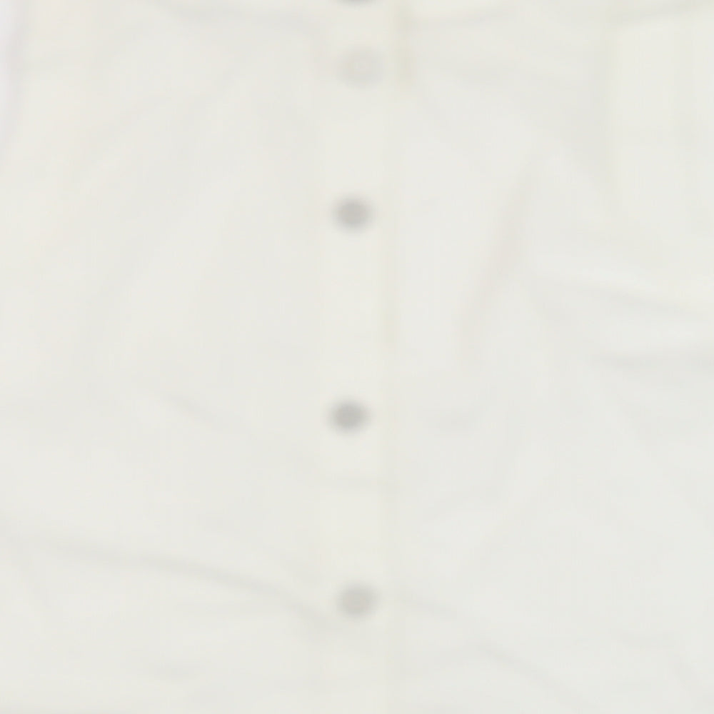Womens UK Size 14 Marks and Spencer White Basic Tank
