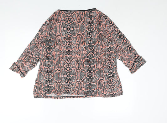 Womens UK Size 20 Marks and Spencer Pink Basic Blouse