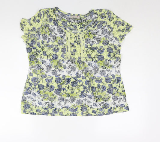 Womens UK Size 18 Marks and Spencer Multicoloured Basic Blouse