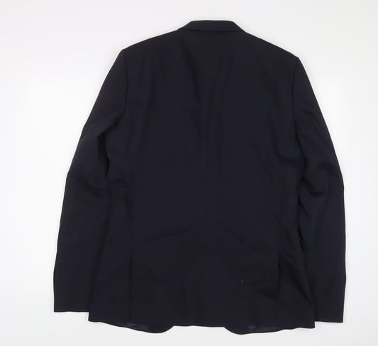 Mens UK Size 42 Selected Homme Regular Blue Suit Jacket