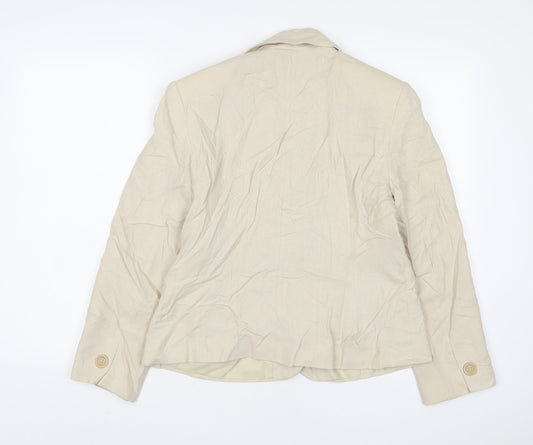 Womens UK Size 16 BHS Beige Jacket