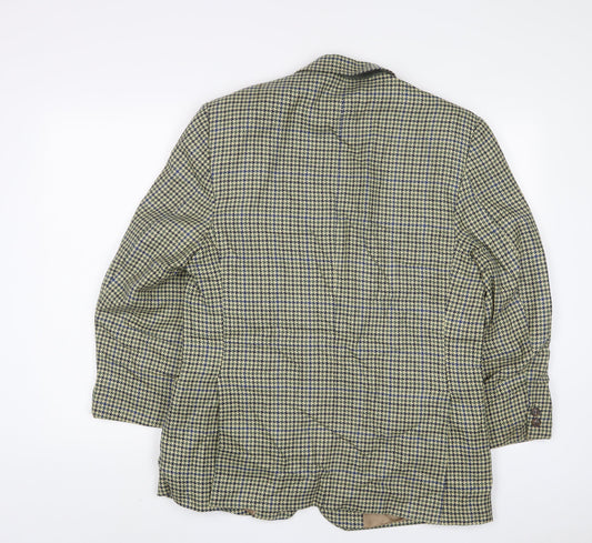 Mens UK Size 40 Brook Taverner Regular Green Suit Jacket