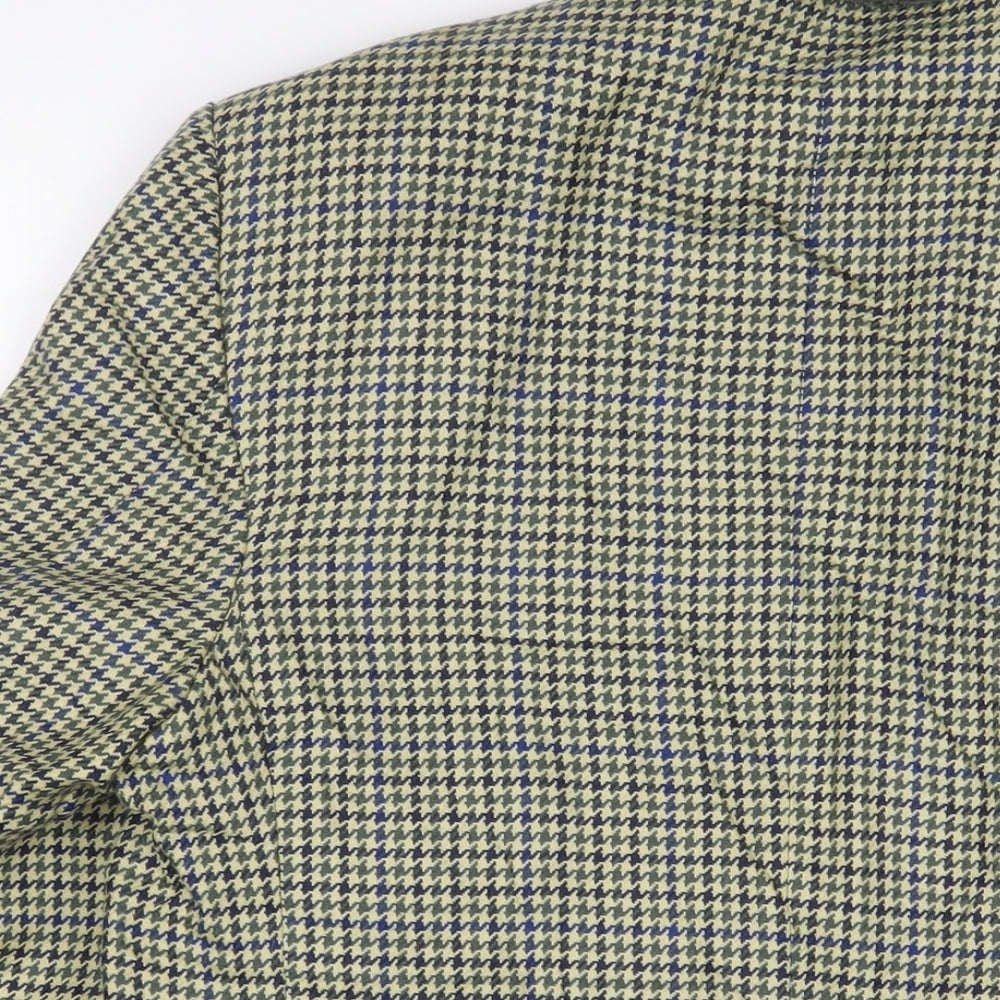 Mens UK Size 40 Brook Taverner Regular Green Suit Jacket