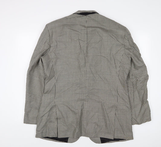 Mens UK Size 42 Marks and Spencer Regular Beige Suit Jacket