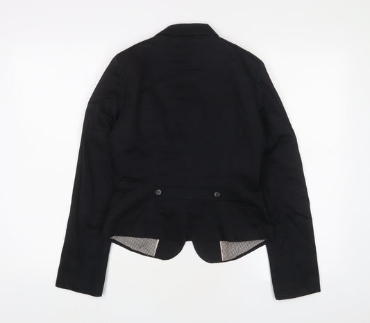 Womens UK Size 8 H&M Black Jacket