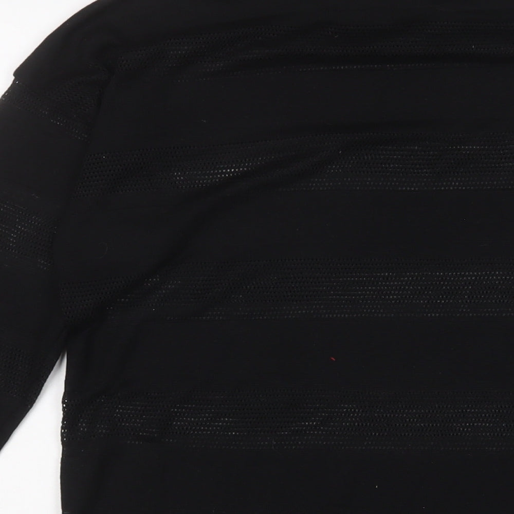 Womens UK Size 12 NEXT Black Basic T-Shirt