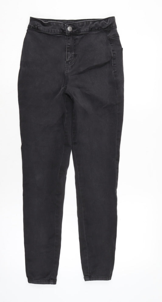 Womens UK Size 10 TU Regular Fit Tapered Grey Jeans
