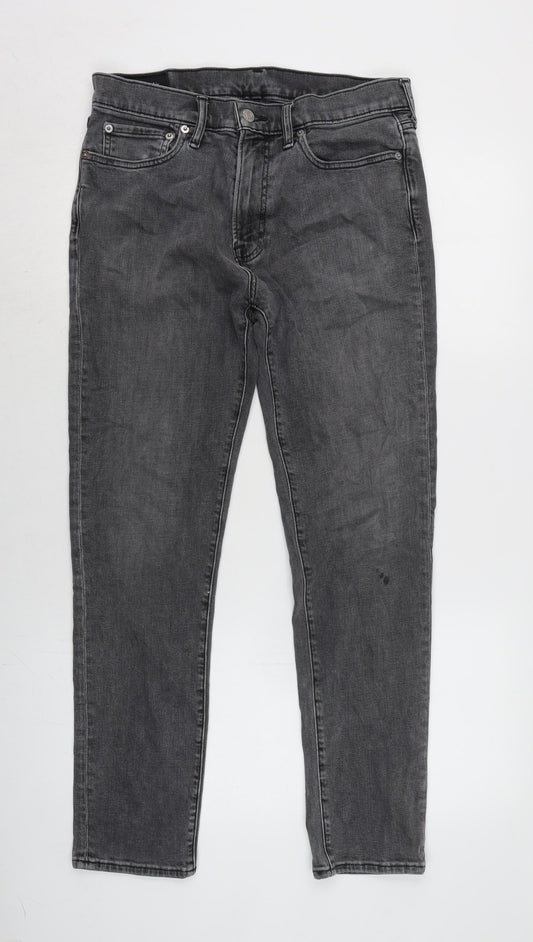 Mens UK Size 30 in Ambercombe & finch Regular Fit Tapered Grey Jeans