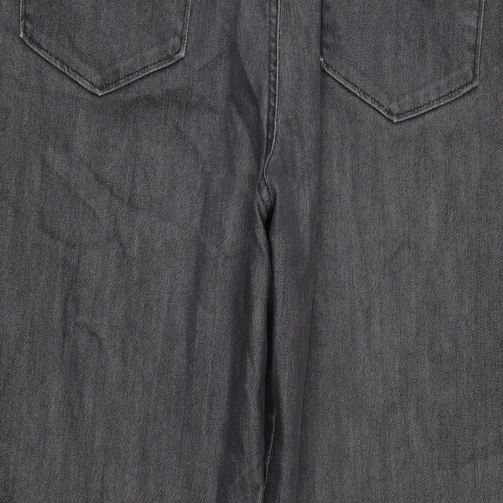 Womens UK Size 16 Marks and Spencer Regular Fit Grey Trousers