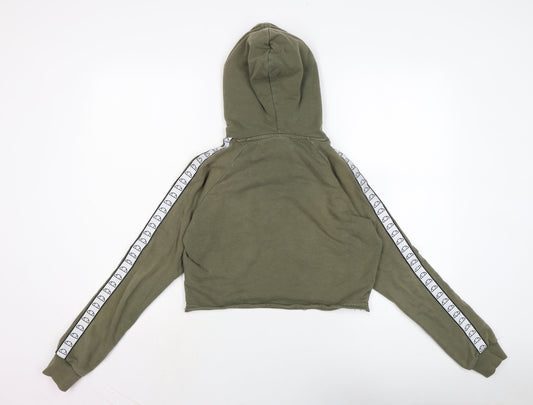 ellesse Womens Green Cotton Pullover Hoodie Size S