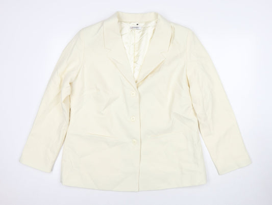 Womens UK Size 18 Damart Ivory Jacket