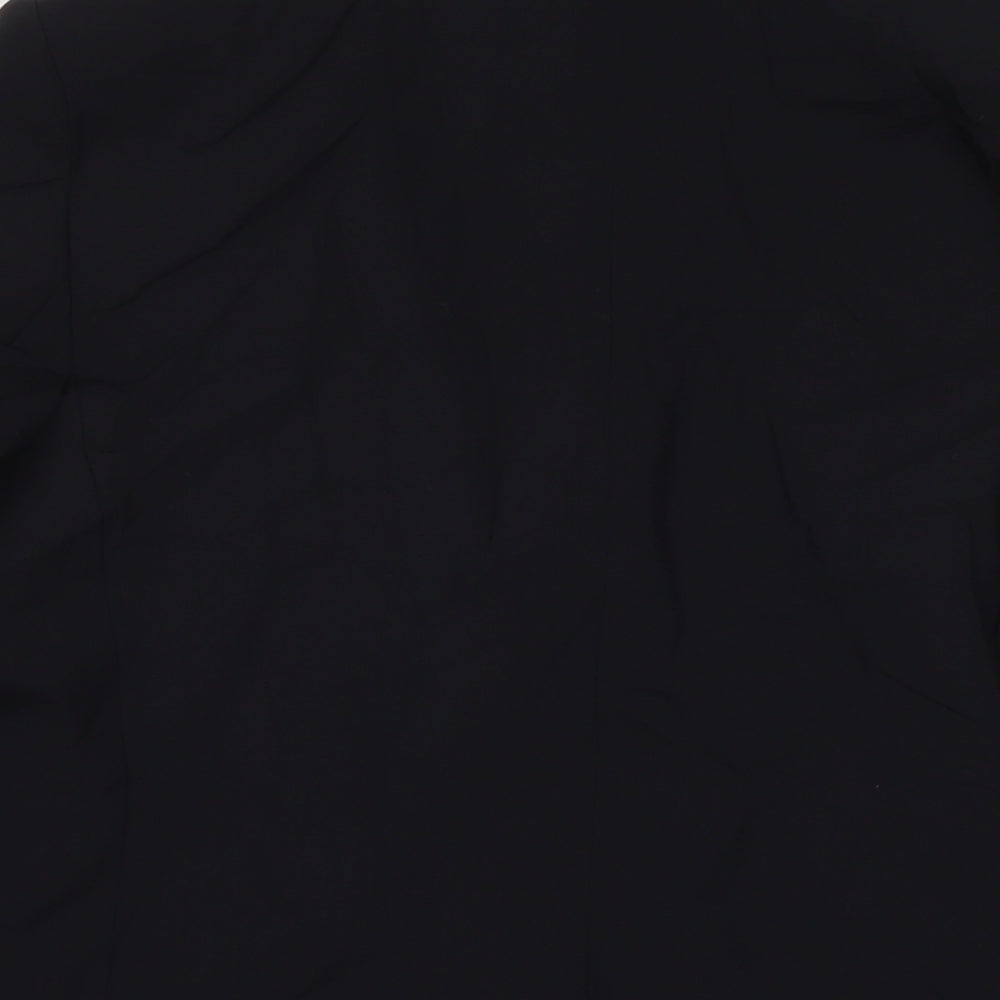 Marks and Spencer Womens Black Polyester Jacket Suit Jacket Size 14