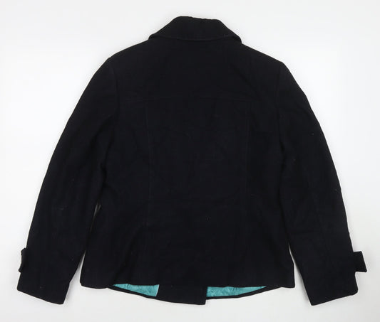 Womens UK Size 14 Marks and Spencer Black Parka Coat