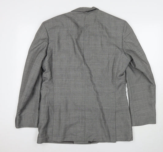 Mens UK Size 38 St Michael Regular Grey Suit Jacket