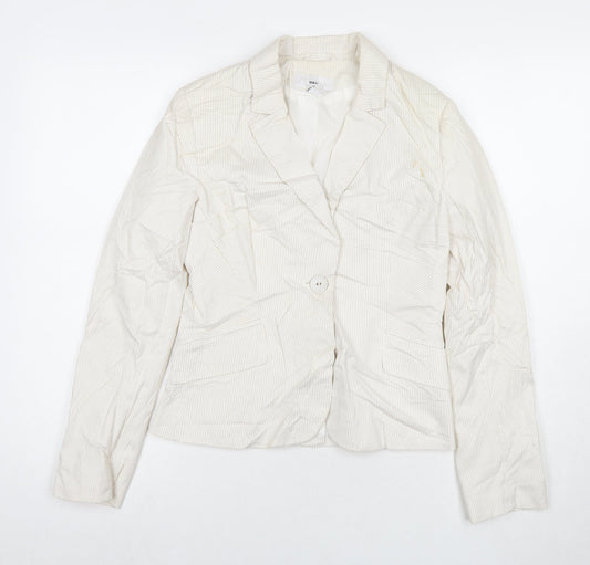 Womens UK Size 6 H&M White Jacket