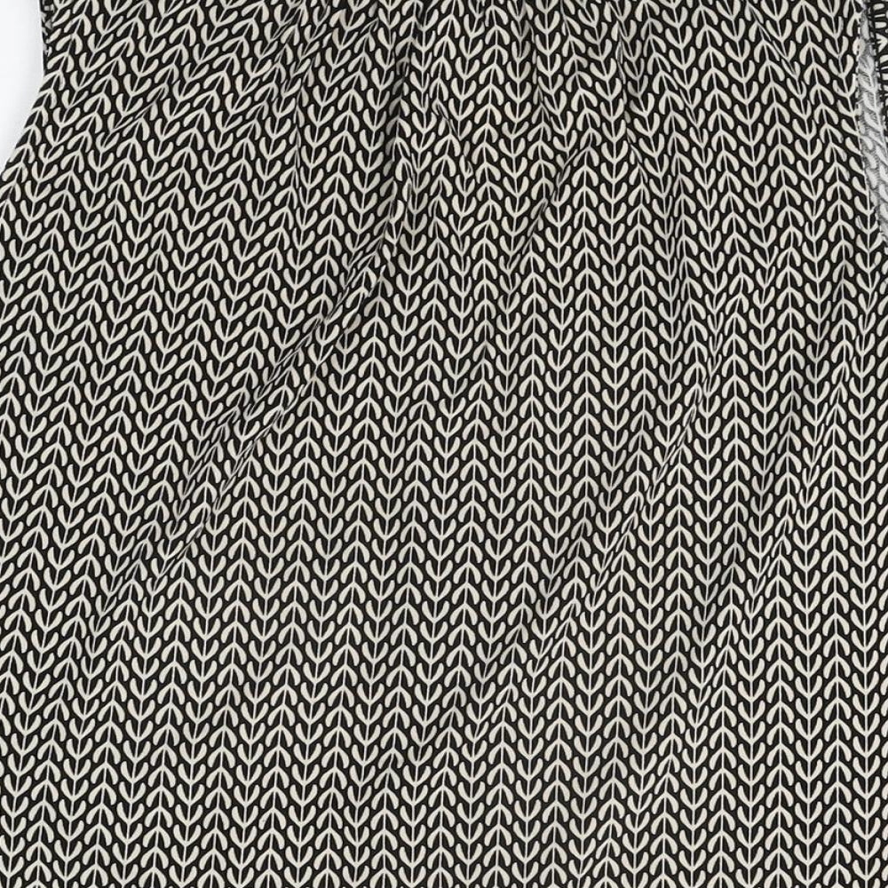 Womens UK Size S H&M Black Basic T-Shirt