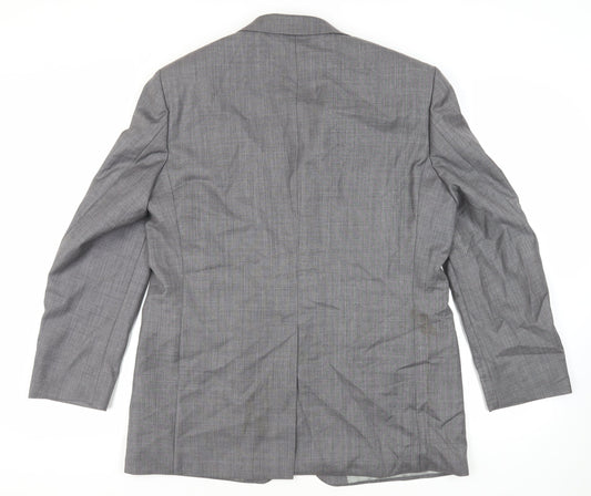 Mens UK Size 42 Marks and Spencer Regular Grey Suit Jacket
