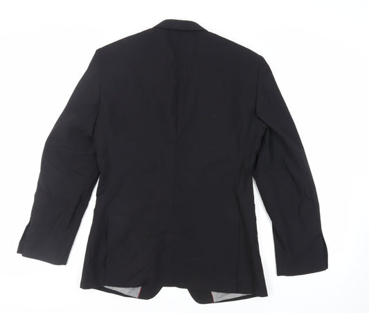 Mens UK Size 38 NEXT Regular Black Suit Jacket