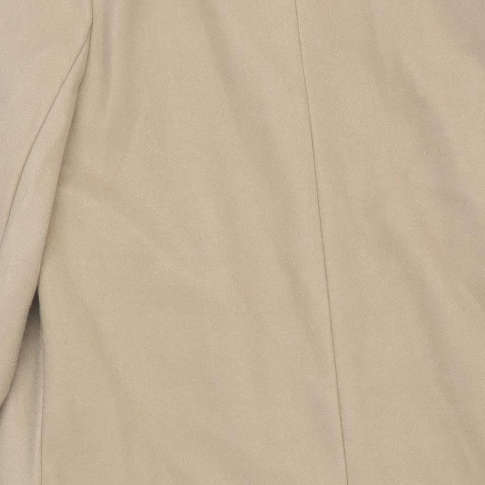 Womens UK Size 10 Marks and Spencer Beige Overcoat
