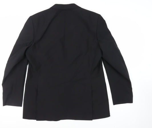 Mens UK Size 46 Chatsworth Regular Black Suit Tuxedo